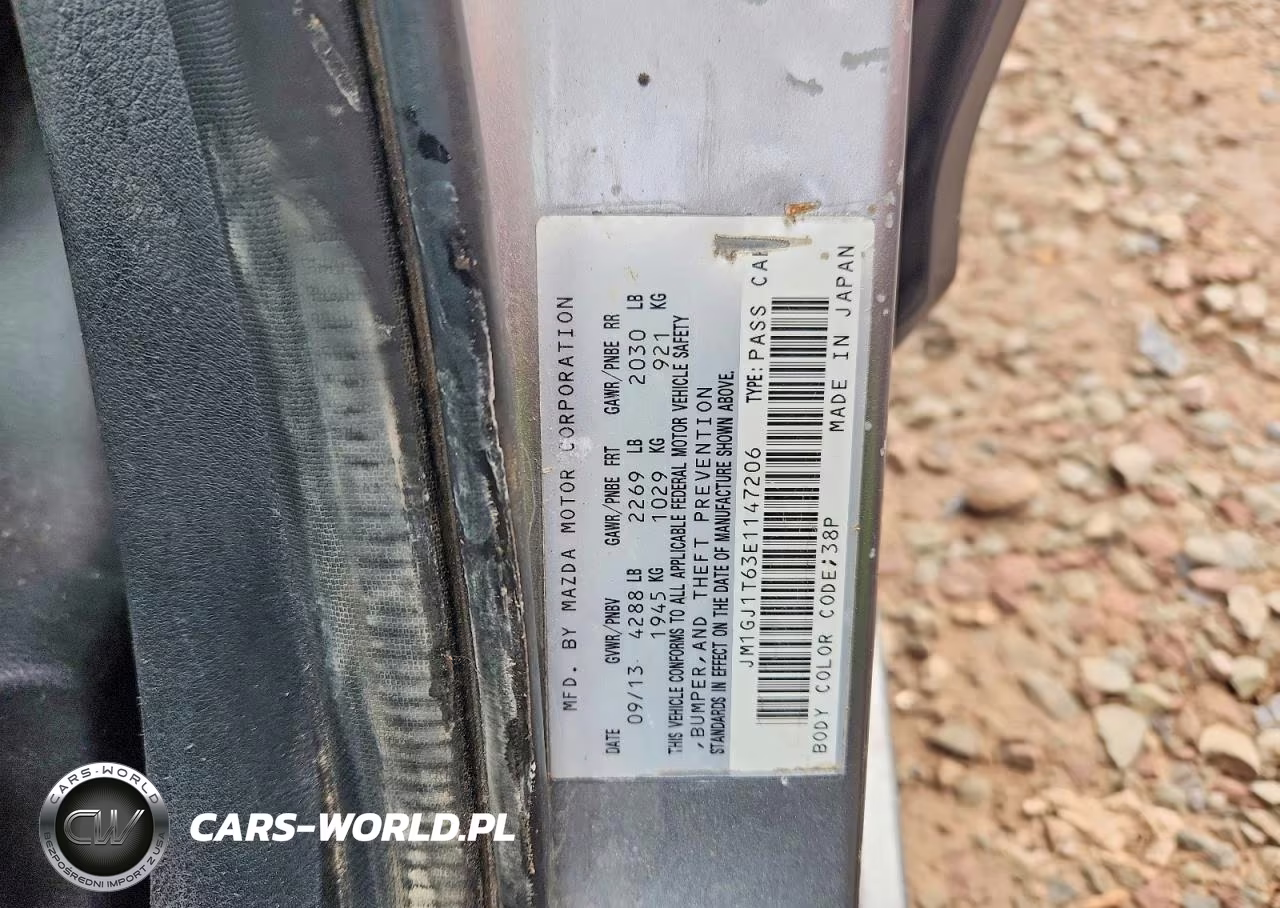 2014 Mazda 6 Touring VIN:JM1GJ1T63E1147206 - 12
