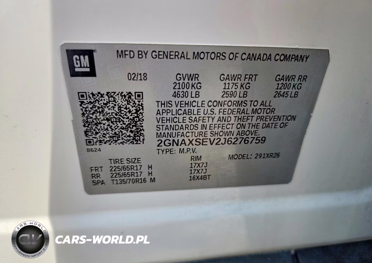 2018 Chevrolet Equinox Lt VIN:2GNAXSEV2J6276759 - 13