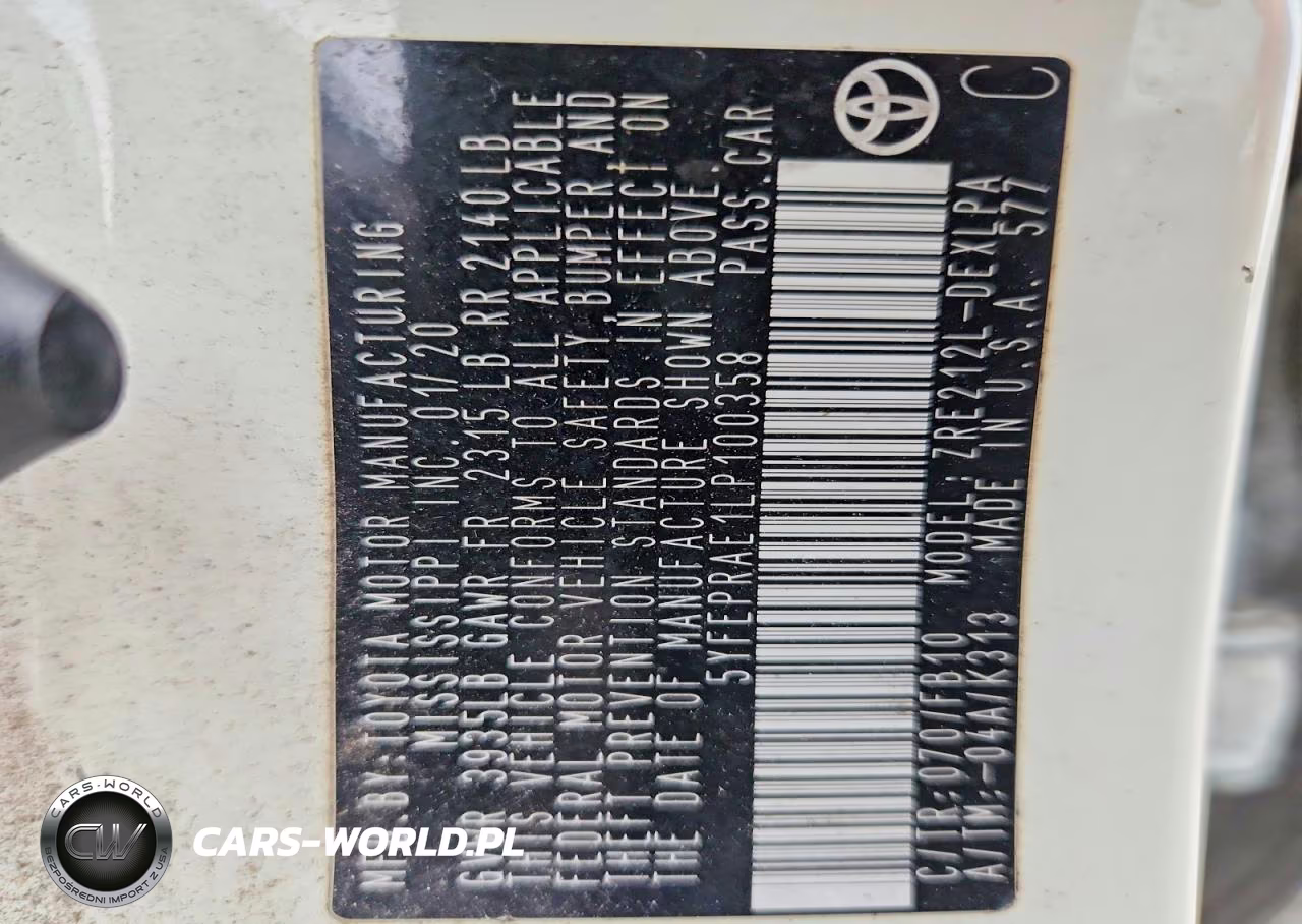 2020 Toyota Corolla Le VIN:5YFEPRAE1LP100358 - 12