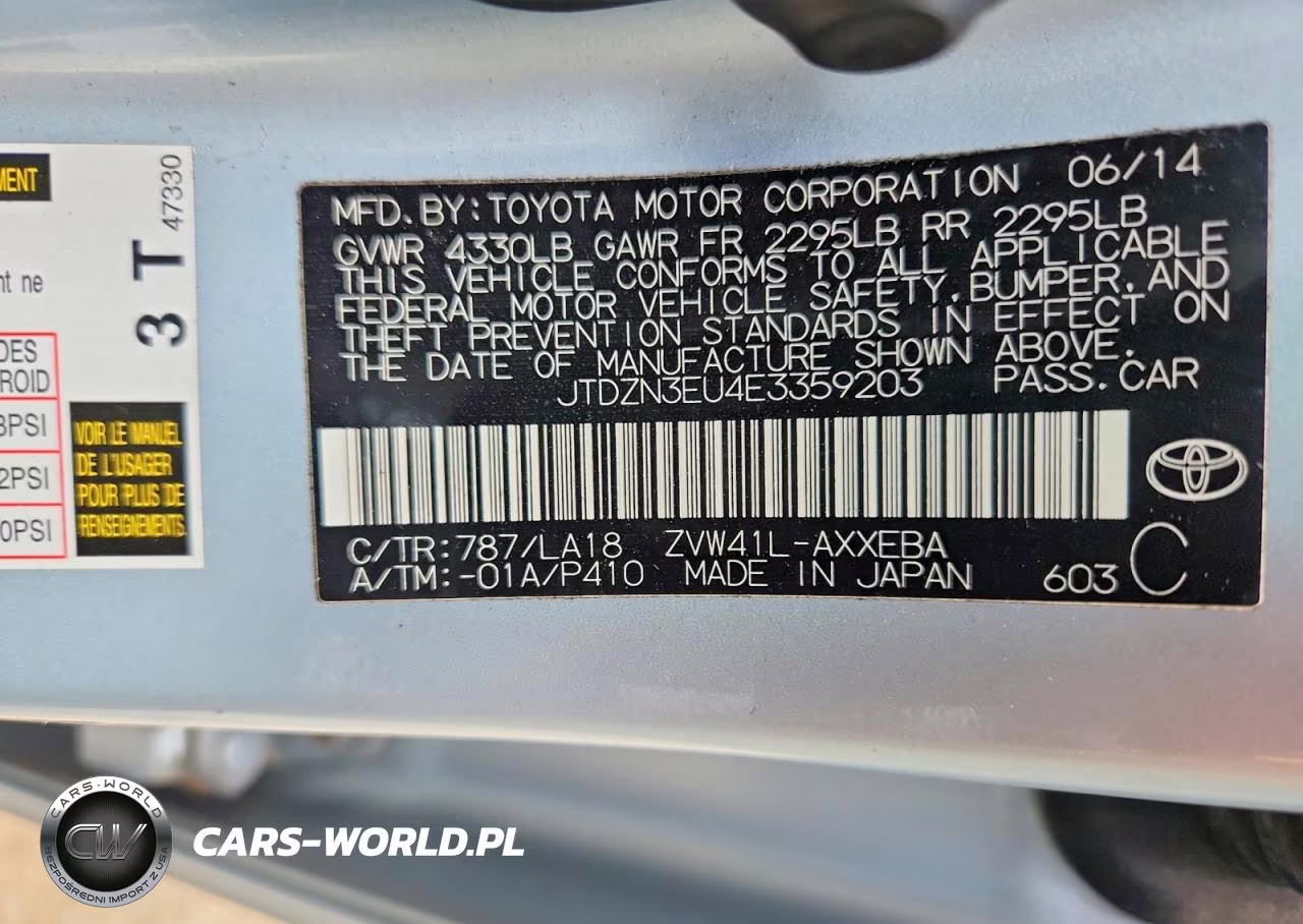 2014 Toyota Prius V Five VIN:JTDZN3EU4E3359203 - 12