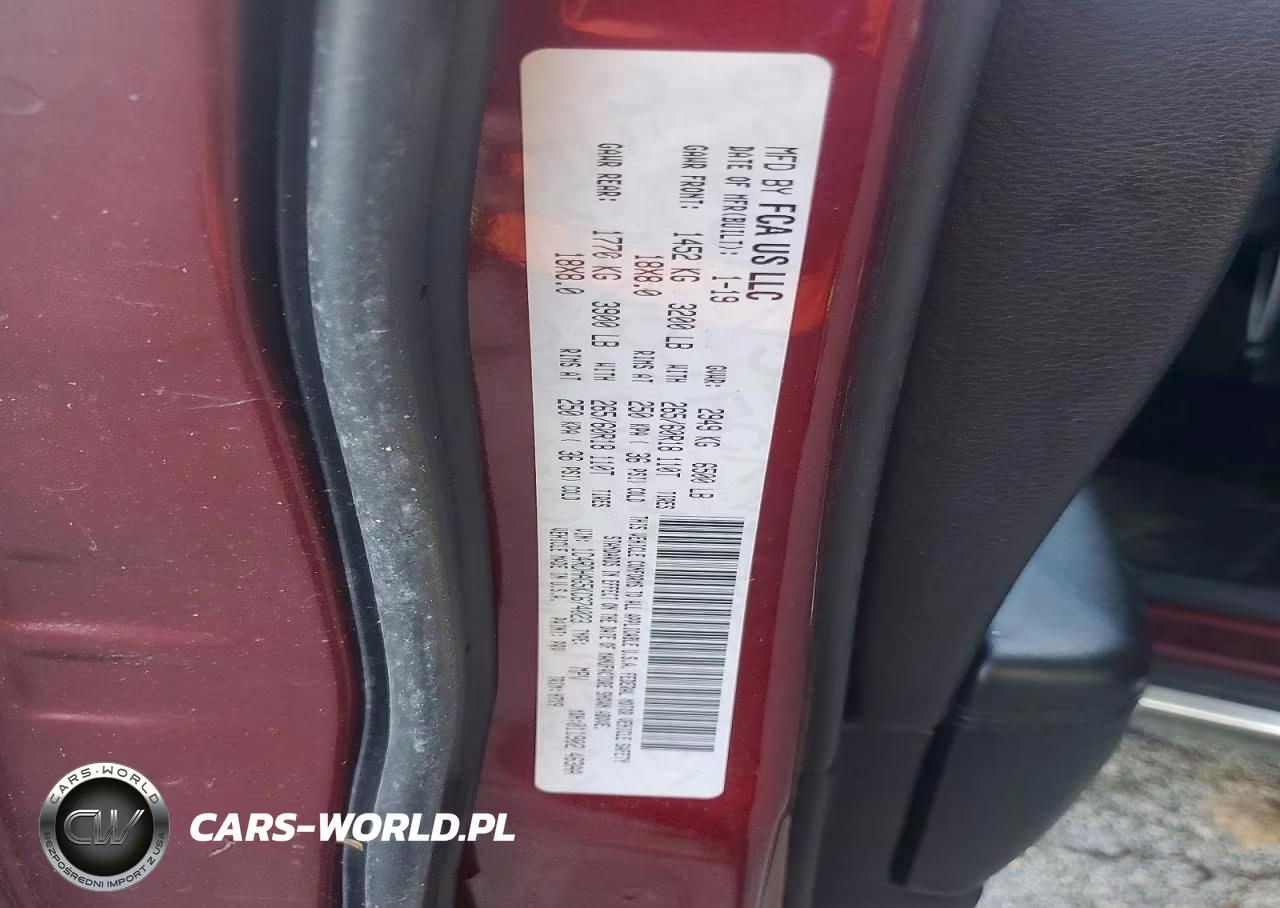 2019 Dodge Durango Sxt VIN:1C4RDHAG5KC674023 - 12
