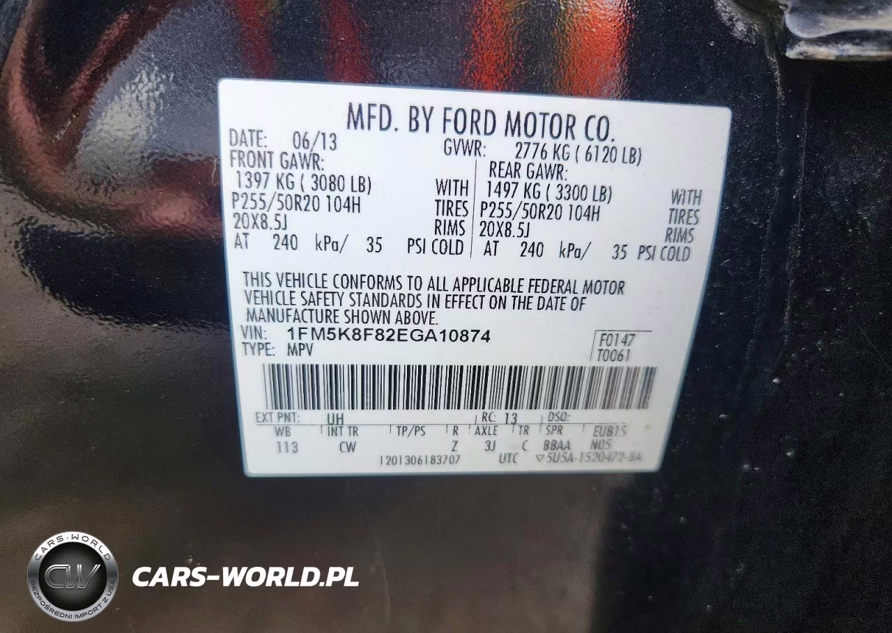 2014 Ford Explorer VIN:1FM5K8F82EGA10874 - 13
