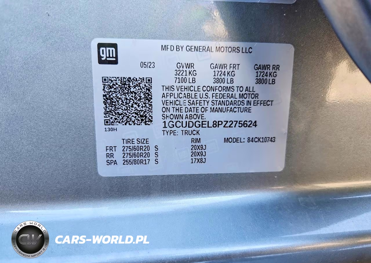2023 Chevrolet Silverado K1500 Ltz VIN:1GCUDGEL8PZ275624 - 13