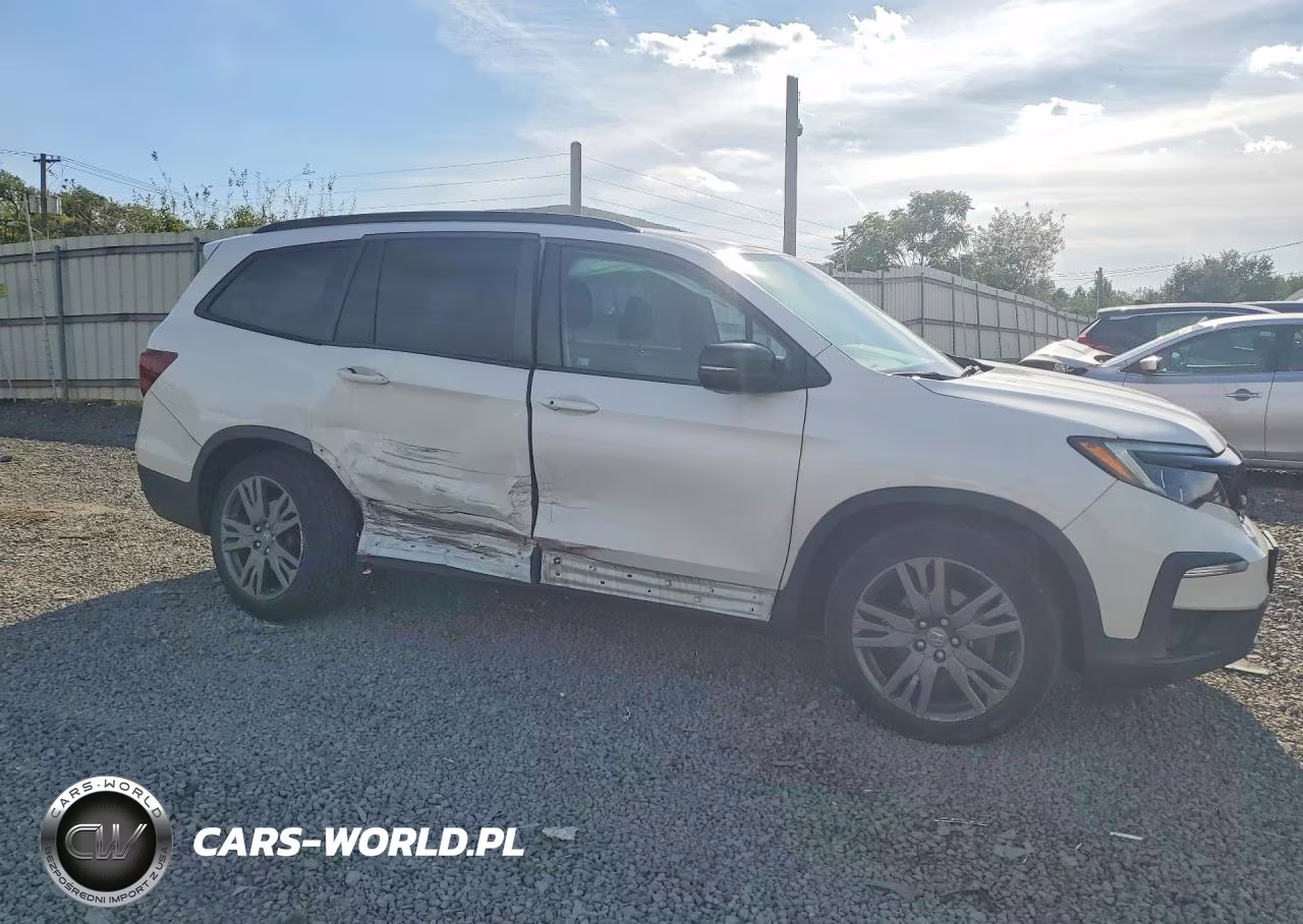 2022 Honda Pilot Sport VIN:5FNYF6H35NB077748 - 4