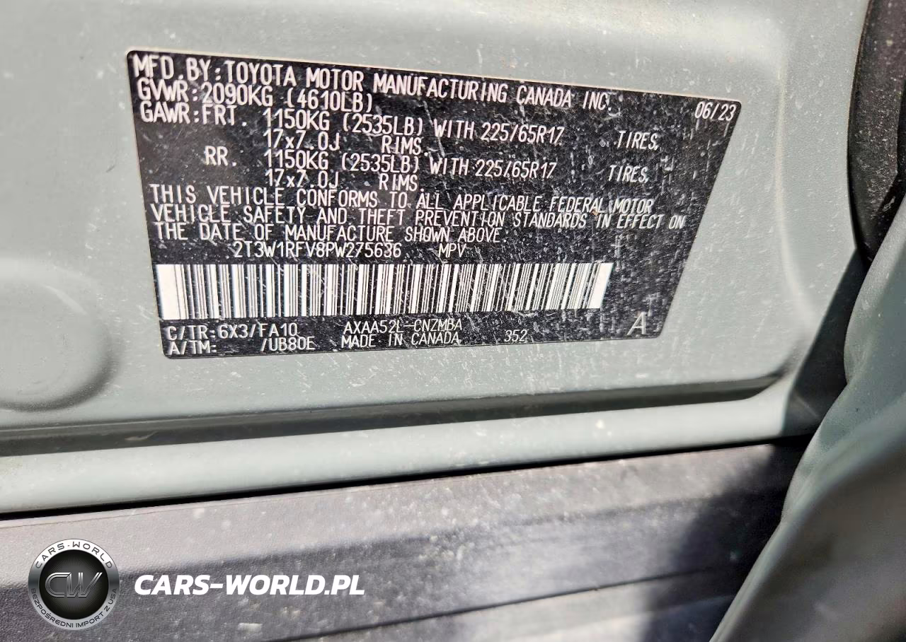 2023 Toyota Rav4 Xle VIN:2T3W1RFV8PW275636 - 13