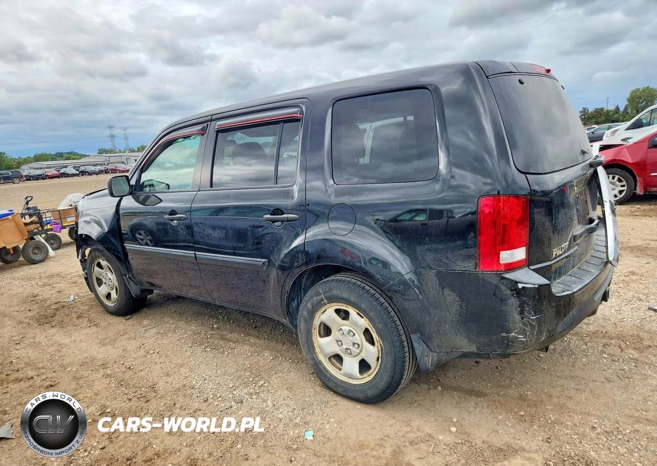 2013 Honda Pilot Lx VIN:5FNYF4H24DB023772 - 2
