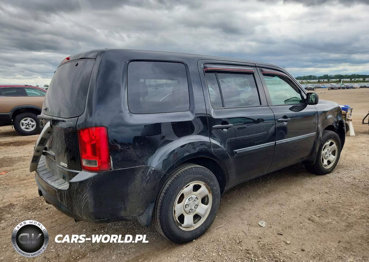 2013 Honda Pilot Lx VIN:5FNYF4H24DB023772 - 3