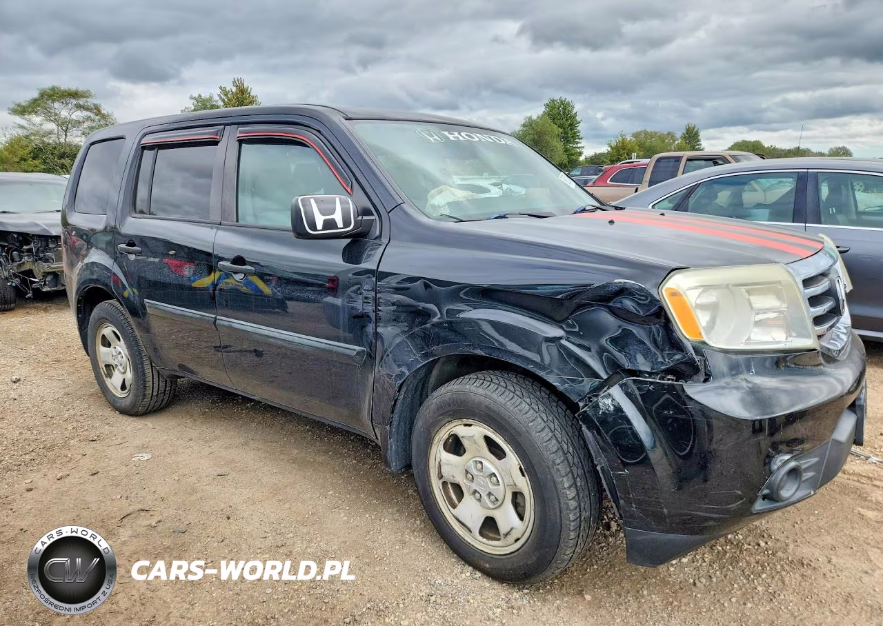 2013 Honda Pilot Lx VIN:5FNYF4H24DB023772 - 4