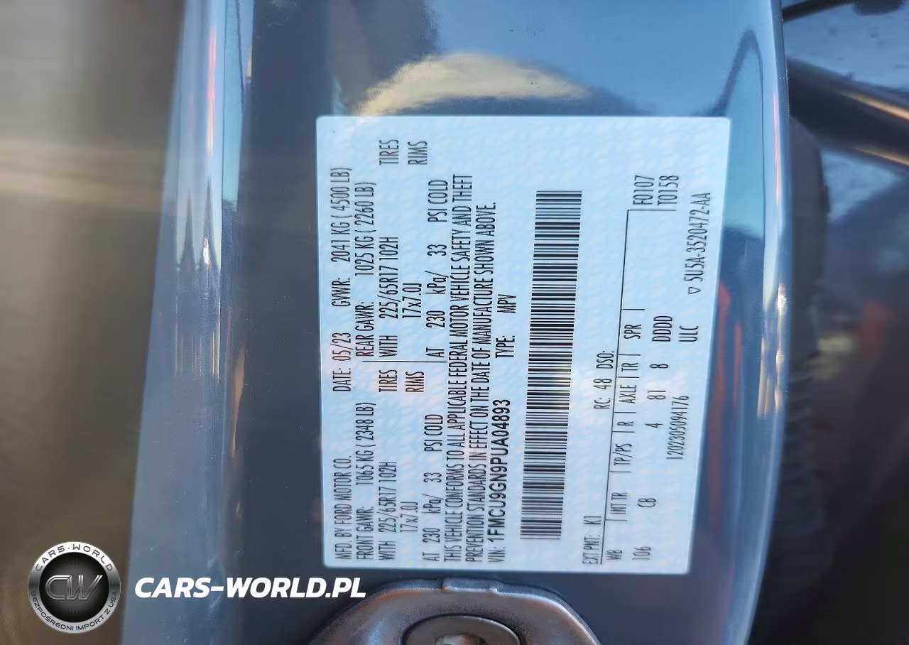 2023 Ford Escape Active VIN:1FMCU9GN9PUA04893 - 13