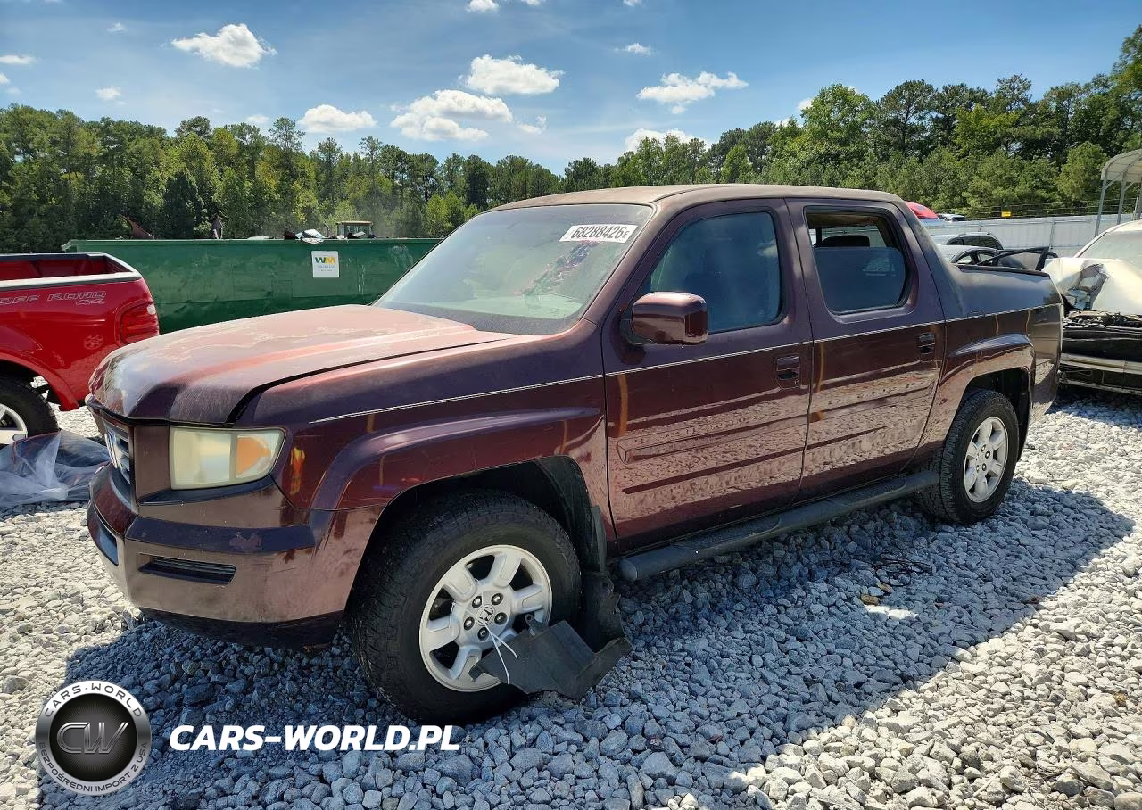 2007 Honda Ridgeline Rts VIN:2HJYK16487H526438 - 1