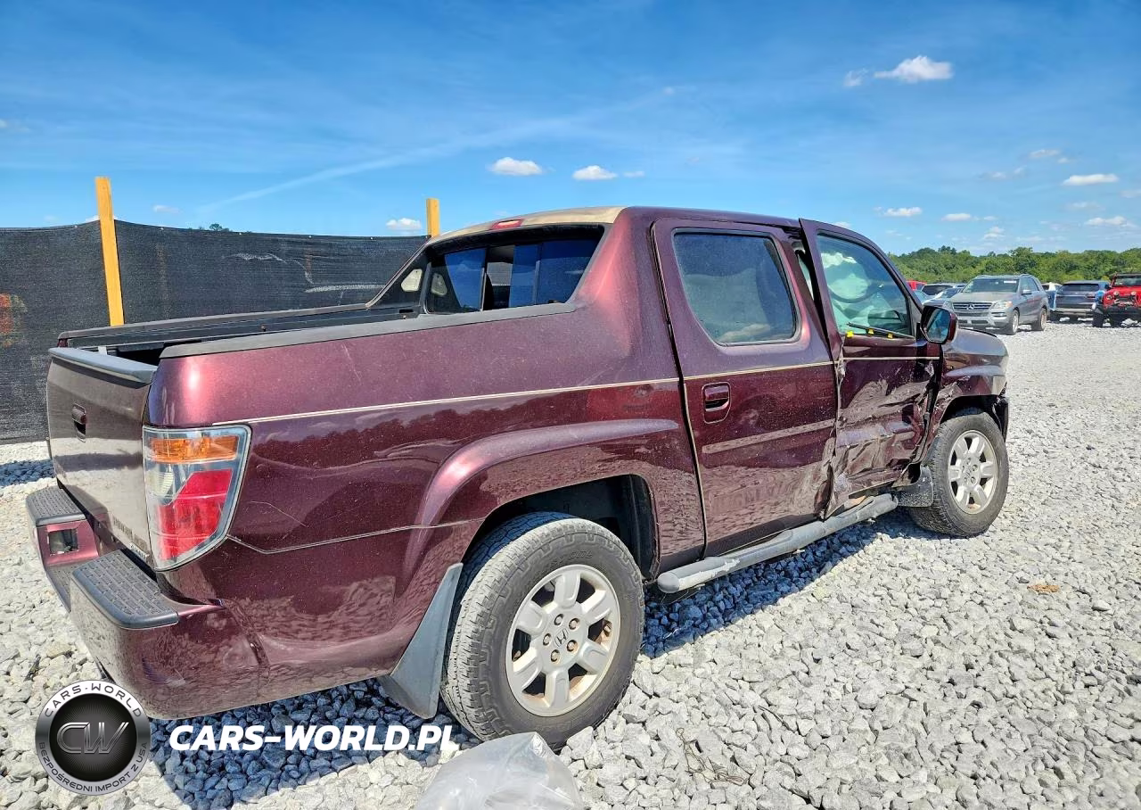 2007 Honda Ridgeline Rts VIN:2HJYK16487H526438 - 3