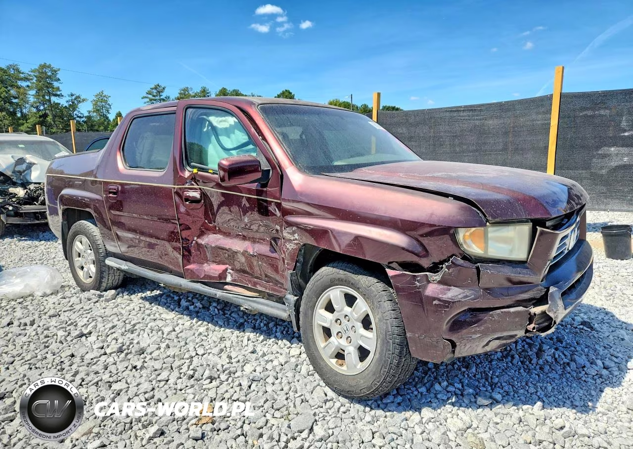 2007 Honda Ridgeline Rts VIN:2HJYK16487H526438 - 4