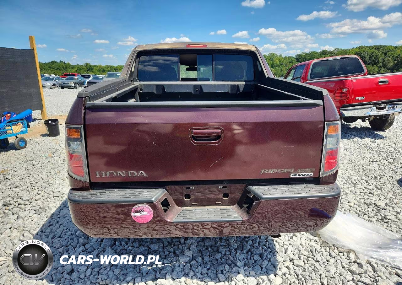 2007 Honda Ridgeline Rts VIN:2HJYK16487H526438 - 6