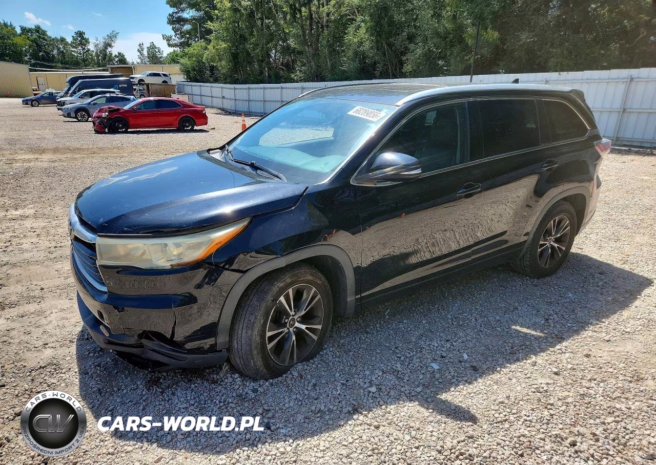 2016 Toyota Highlander Xle VIN:5TDKKRFH4GS507026 - 1