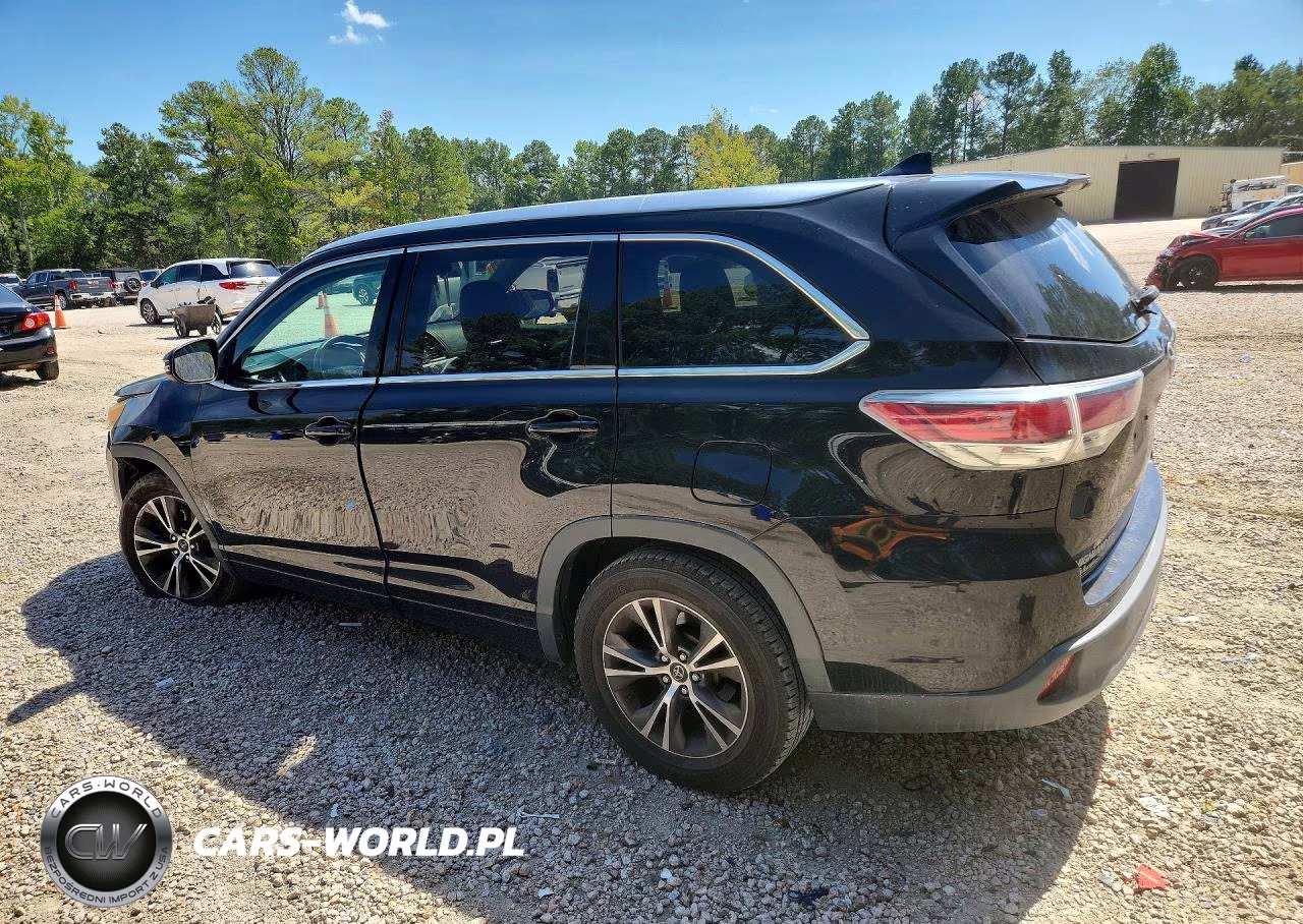 2016 Toyota Highlander Xle VIN:5TDKKRFH4GS507026 - 2