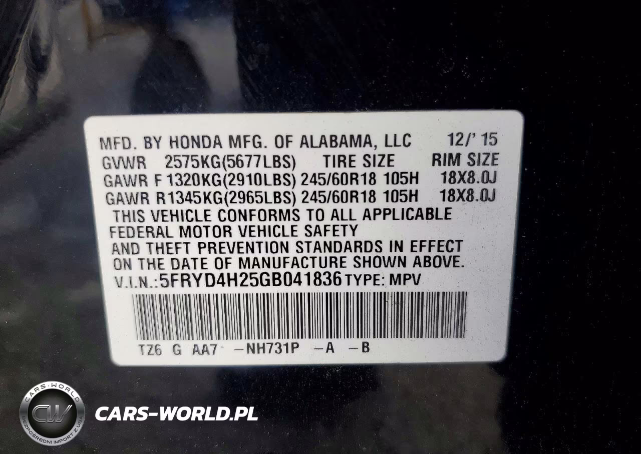 2016 Acura Mdx VIN:5FRYD4H25GB041836 - 13