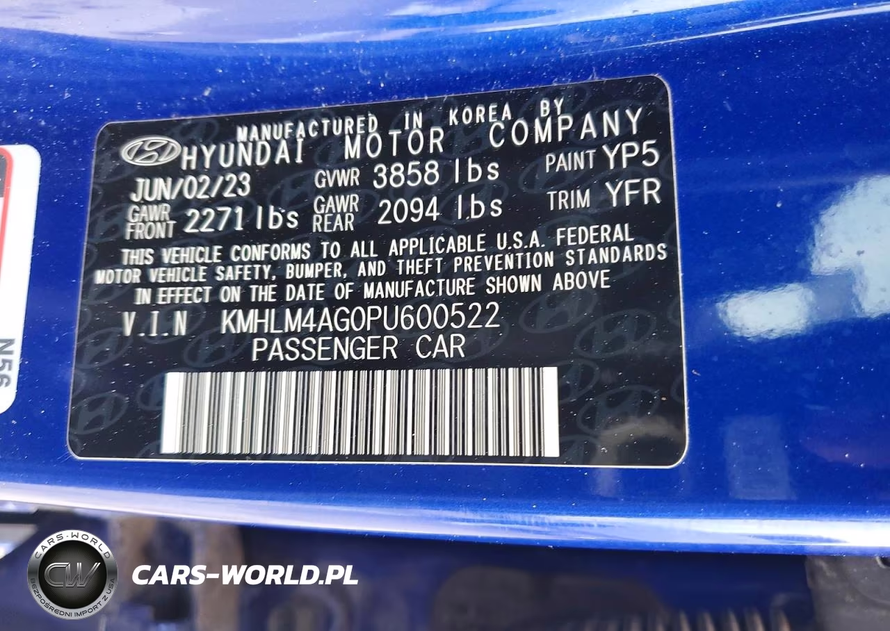 2023 Hyundai Elantra Sel VIN:KMHLM4AG0PU600522 - 13