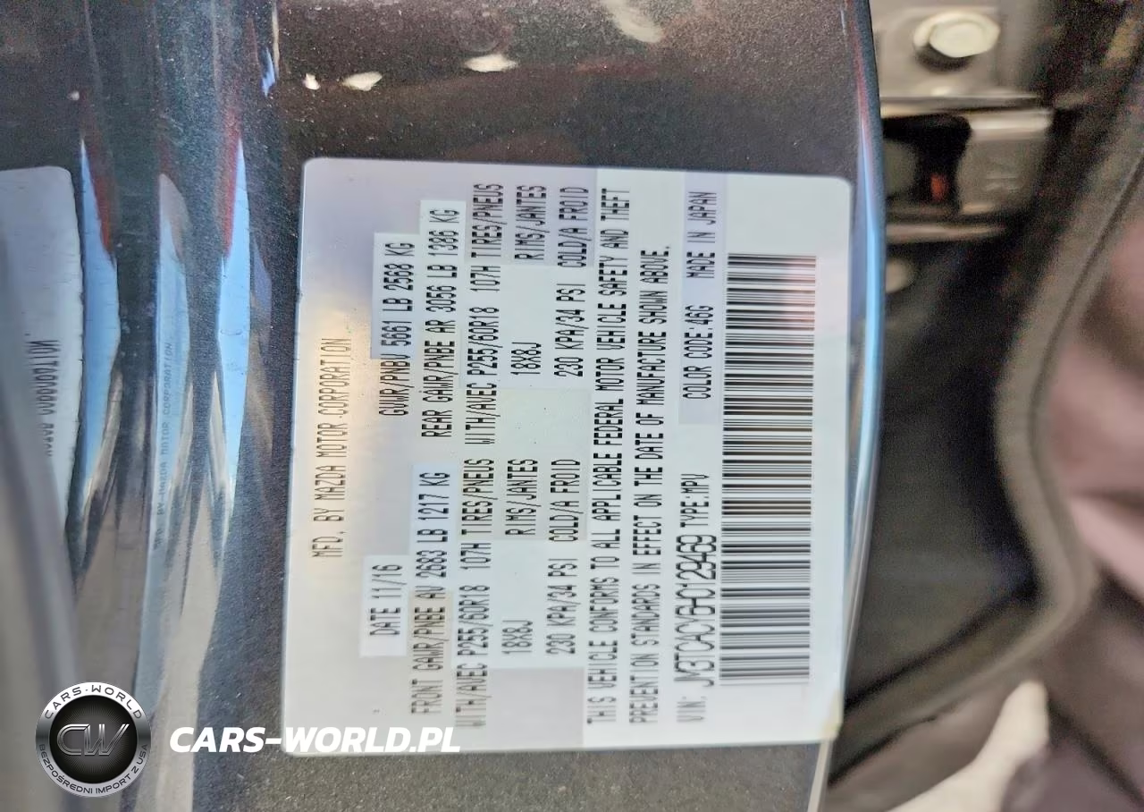 2017 Mazda Cx-9 Touring VIN:JM3TCACY6H0129469 - 14