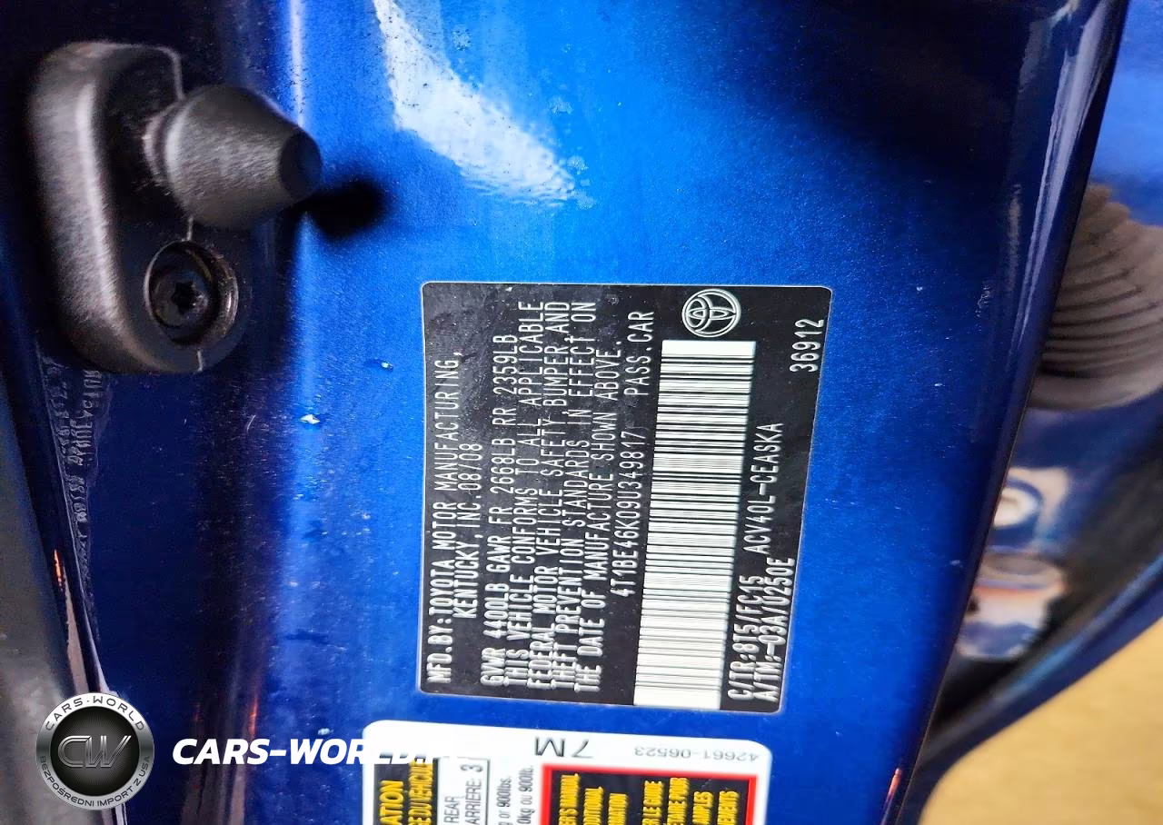 2009 Toyota Camry Se VIN:4T1BE46K09U349817 - 13