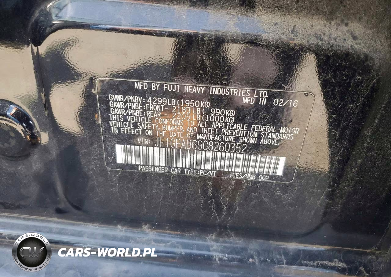 2016 Subaru Impreza Premium VIN:JF1GPAB69G8260352 - 13