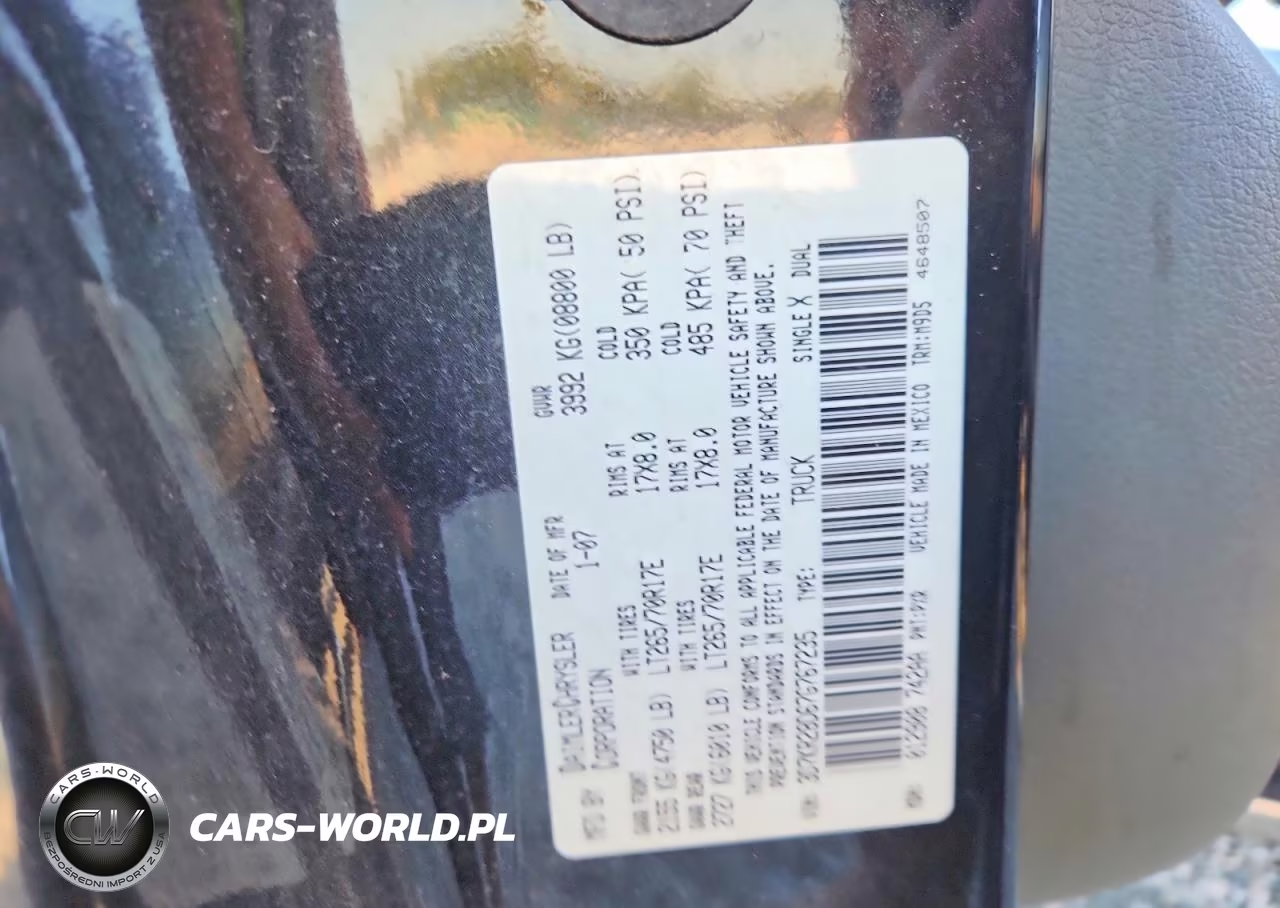 2007 Dodge Ram 2500 St VIN:3D7KR28D67G767235 - 12