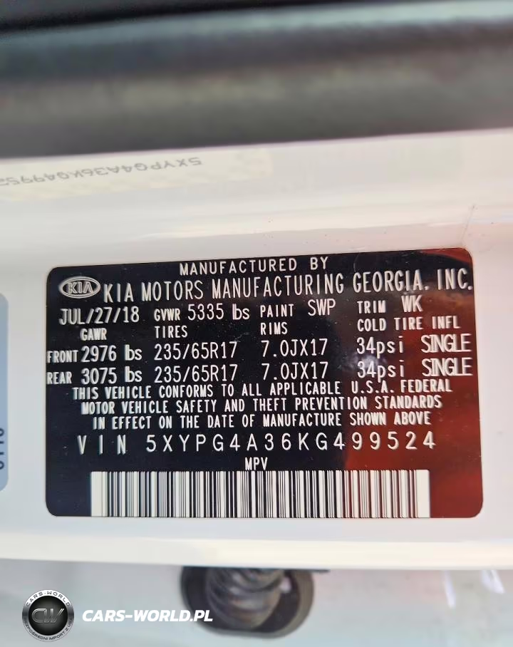 2019 Kia Sorento Lx VIN:5XYPG4A36KG499524 - 13