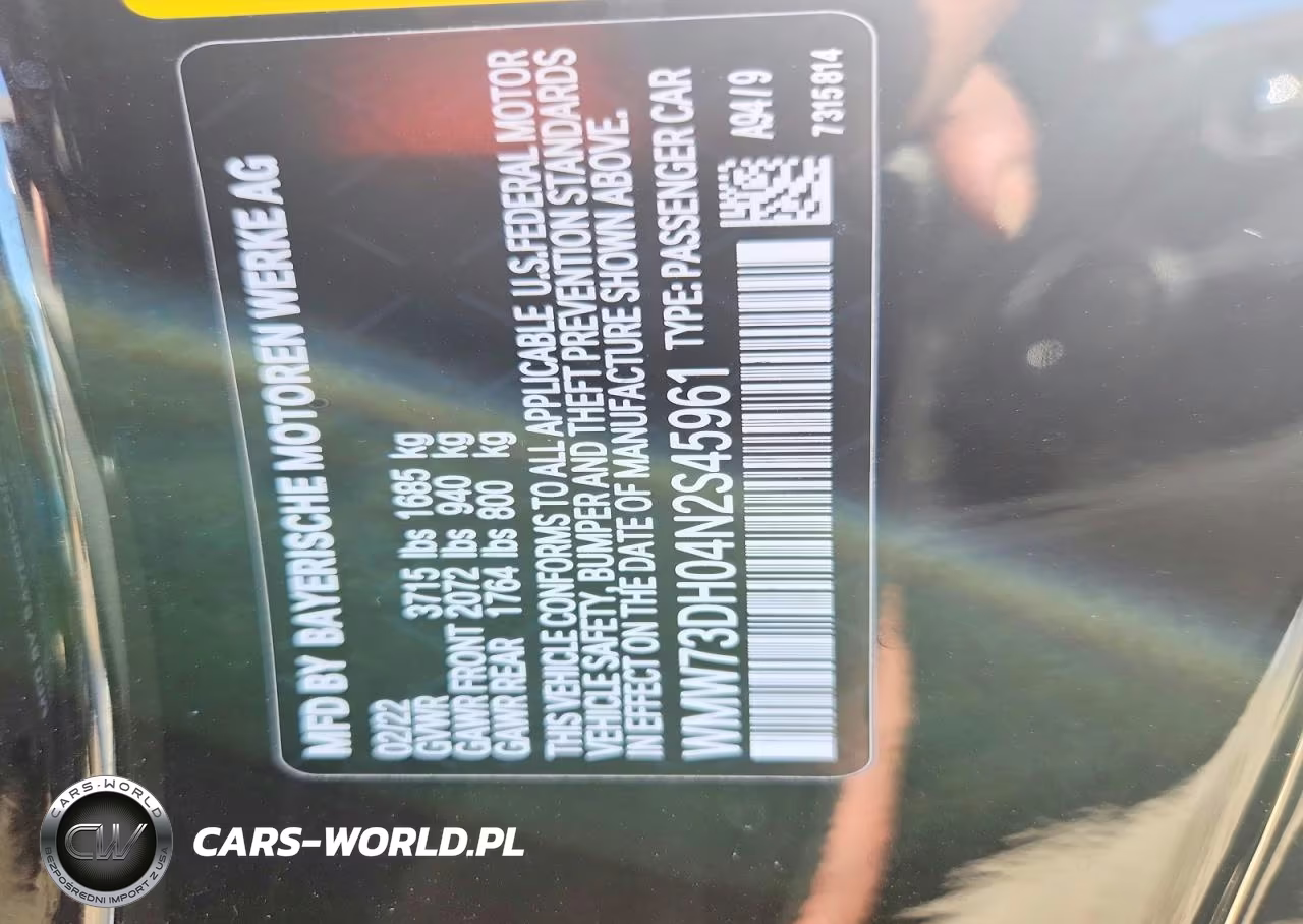 2022 Mini Cooper John Cooper Works VIN:WMW73DH04N2S45961 - 12