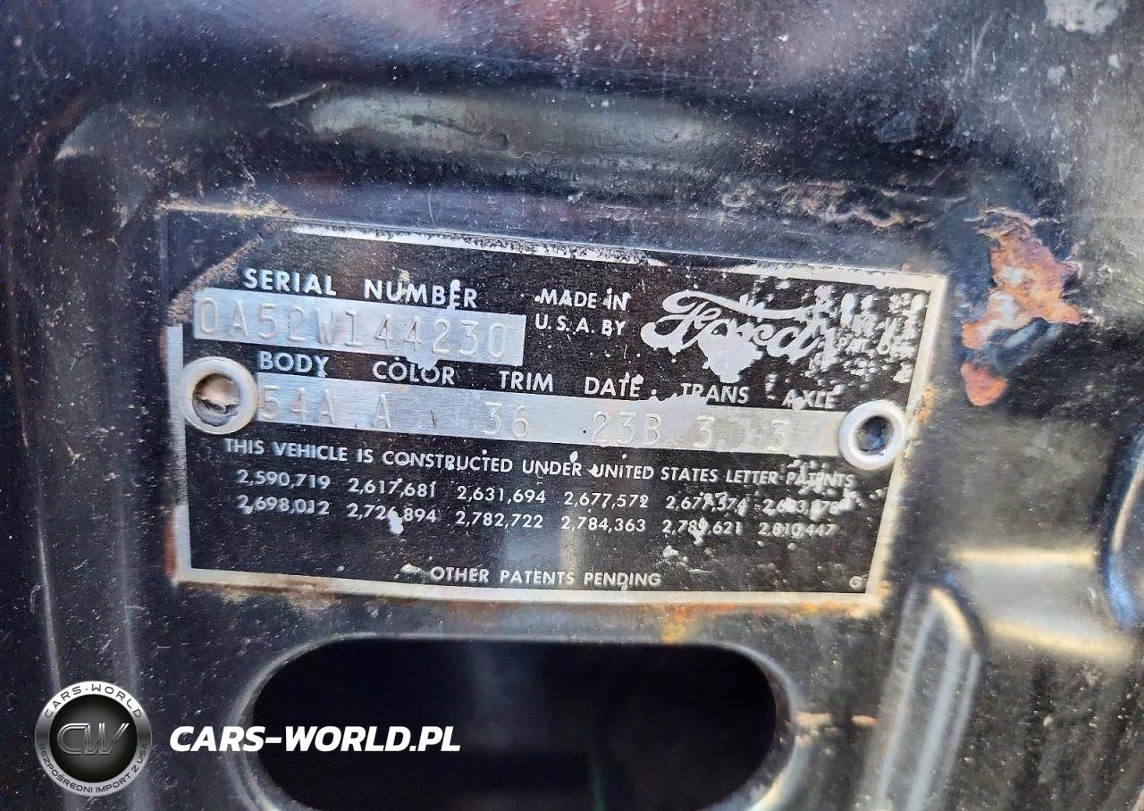 1960 Ford Galaxie Skyliner VIN:LOT-3-68295716 - 12