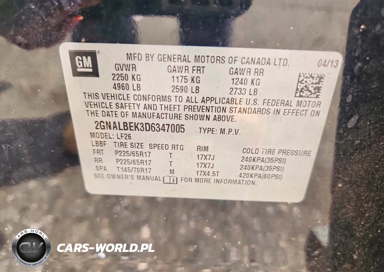 2013 Chevrolet Equinox Ls VIN:2GNALBEK3D6347005 - 13
