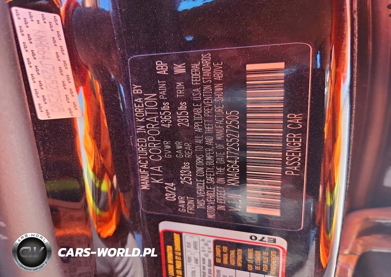 2025 Kia K5 Gt Line VIN:KNAG64J72S5272505 - 13