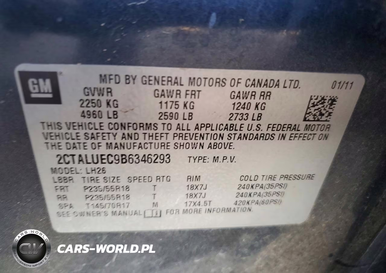 2011 GMC Terrain Slt VIN:2CTALUEC9B6346293 - 12
