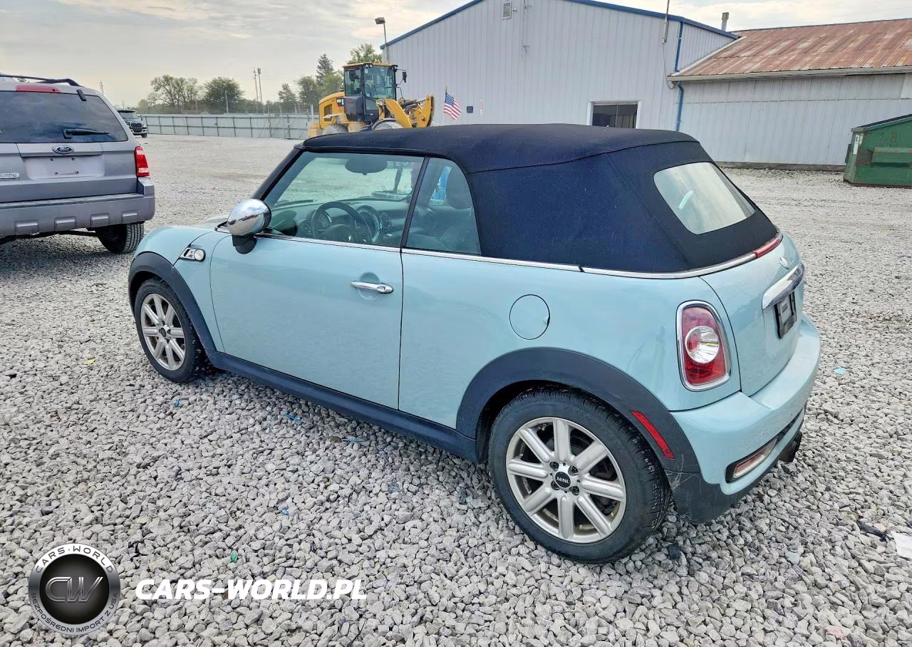 2012 Mini Cooper S VIN:WMWZP3C57CT249858 - 2