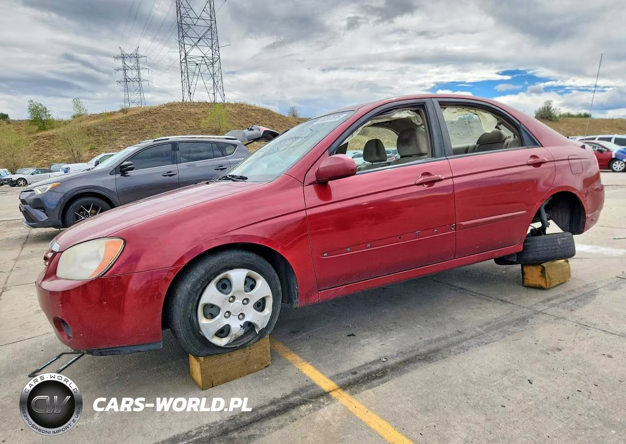 2005 Kia Spectra Lx VIN:KNAFE121755205006 - 1