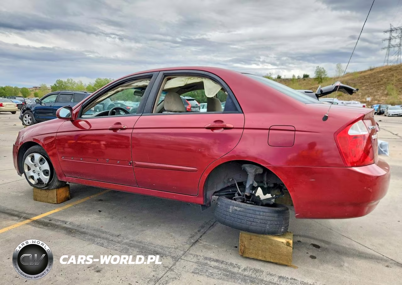 2005 Kia Spectra Lx VIN:KNAFE121755205006 - 2