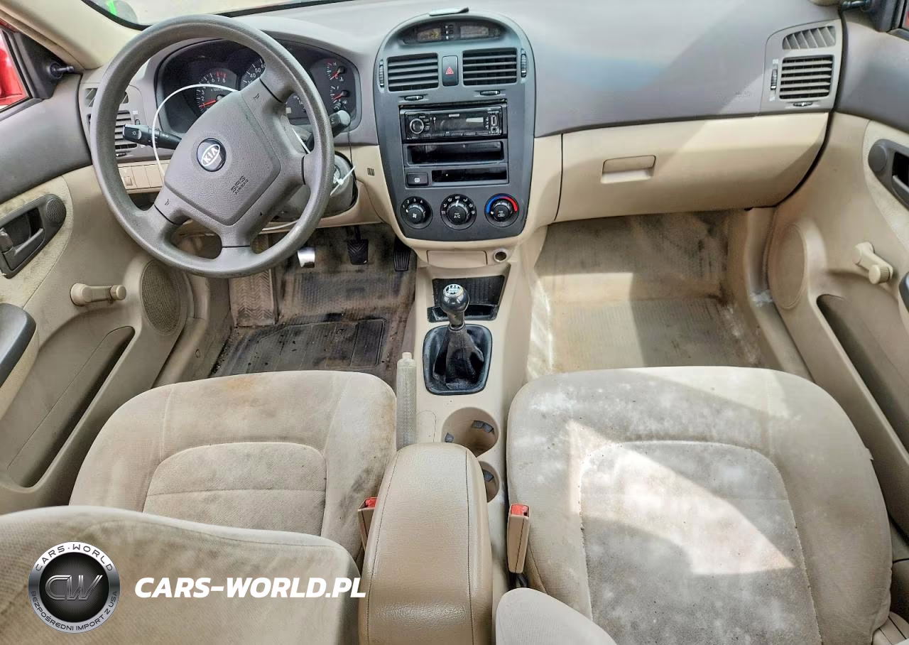 2005 Kia Spectra Lx VIN:KNAFE121755205006 - 8