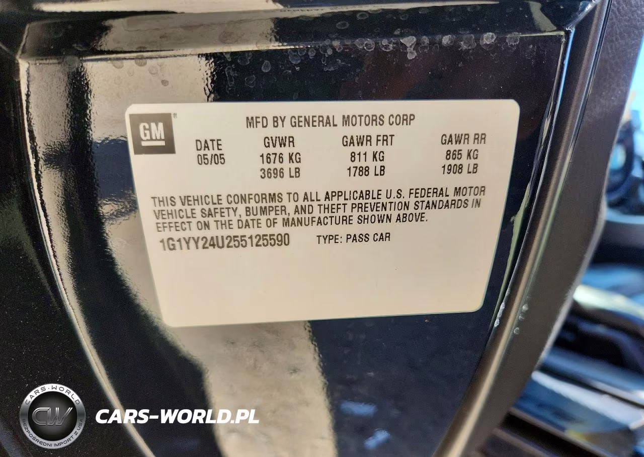 2005 Chevrolet Corvette VIN:1G1YY24U255125590 - 12