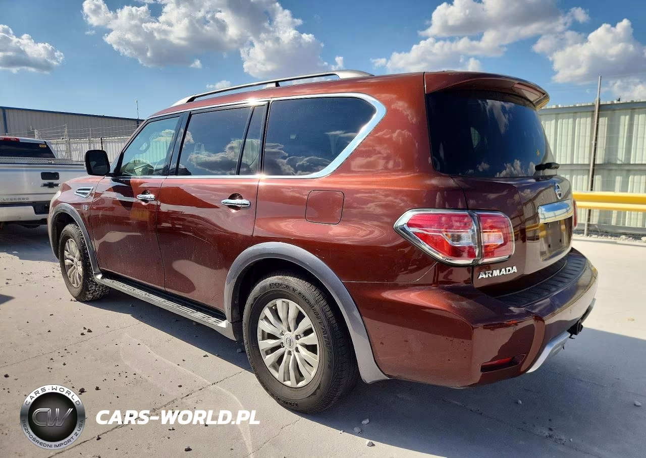 2017 Nissan Armada Sv VIN:JN8AY2NC5H9507242 - 2