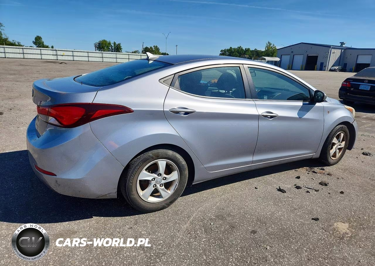 2015 Hyundai Elantra Se VIN:5NPDH4AE7FH650564 - 3
