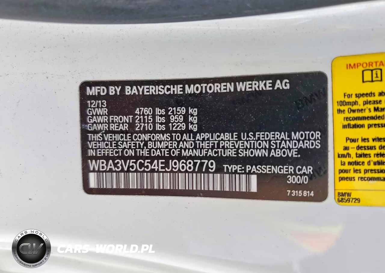 2014 BMW 428 I VIN:WBA3V5C54EJ968779 - 12