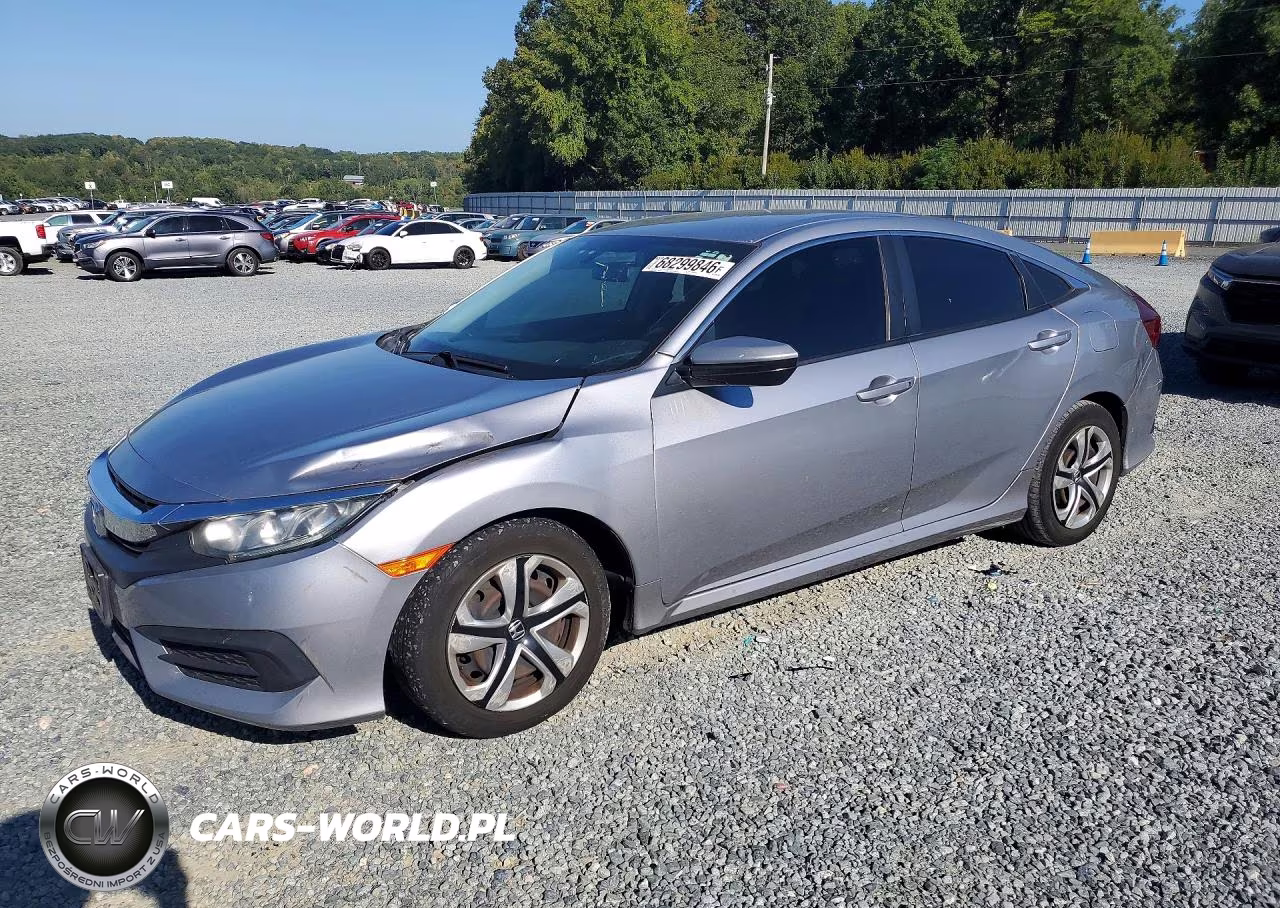 2018 Honda Civic Lx VIN:2HGFC2F56JH605235 - 1