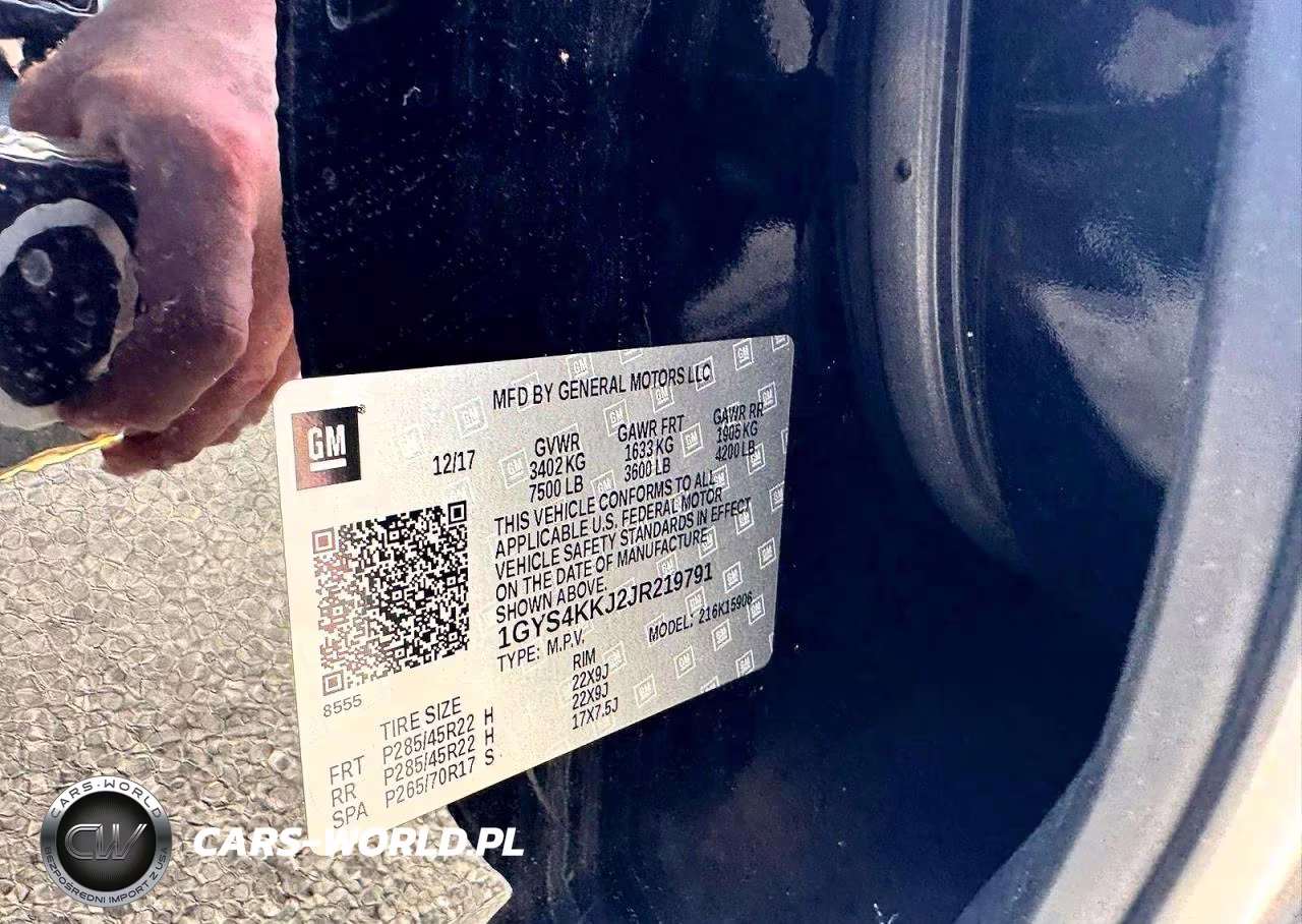 2018 Cadillac Escalade Esv Platinum VIN:1GYS4KKJ2JR219791 - 10