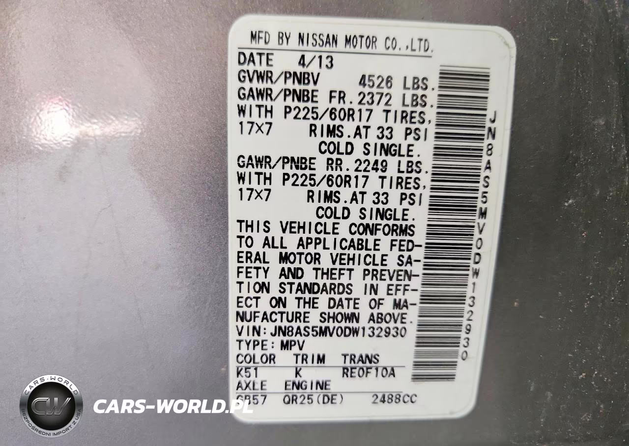2013 Nissan Rogue S VIN:JN8AS5MV0DW132930 - 13