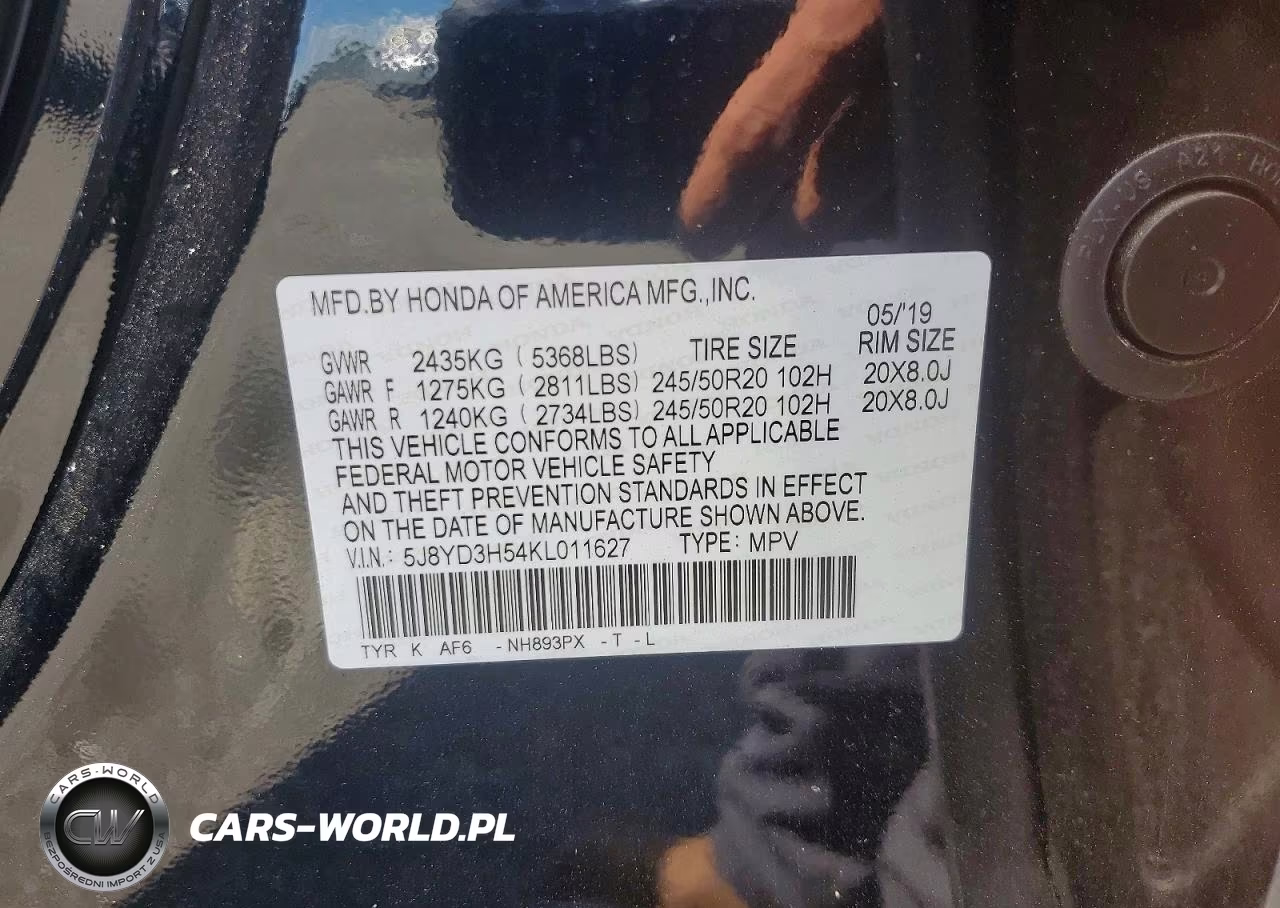 2019 Acura Mdx Technology VIN:5J8YD3H54KL011627 - 13
