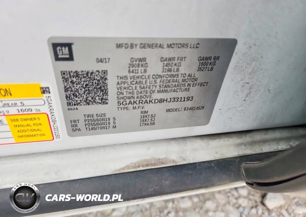 2017 Buick Enclave VIN:5GAKRAKD8HJ331193 - 13