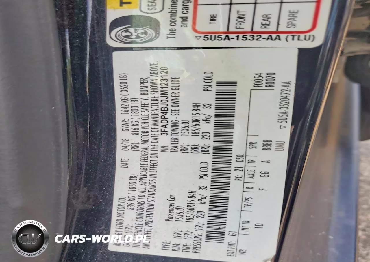 2018 Ford Fiesta Se VIN:3FADP4BJ0JM123120 - 12