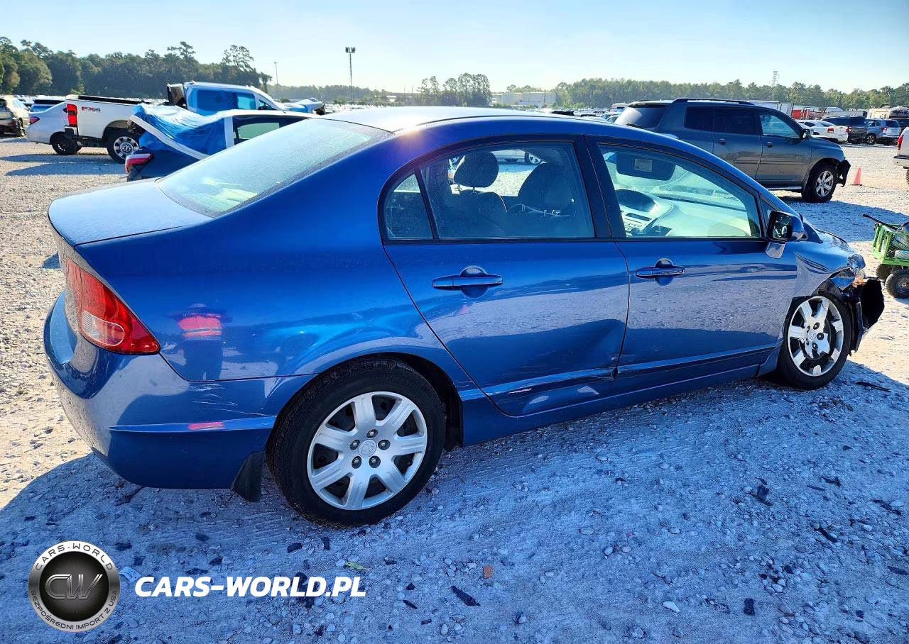 2007 Honda Civic Lx VIN:1HGFA165X7L046249 - 3