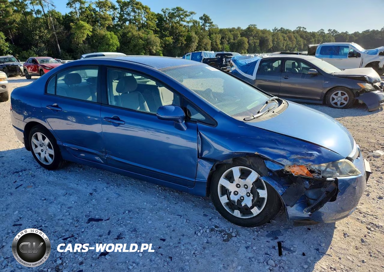 2007 Honda Civic Lx VIN:1HGFA165X7L046249 - 4