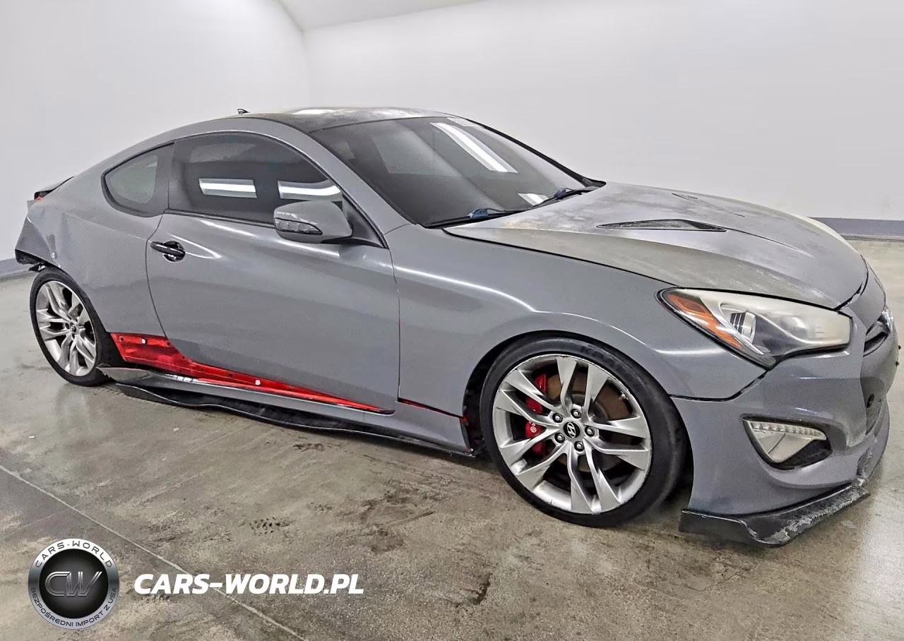 2013 Hyundai Genesis Coupe 3.8 Track VIN:KMHHU6KJXDU111410 - 4