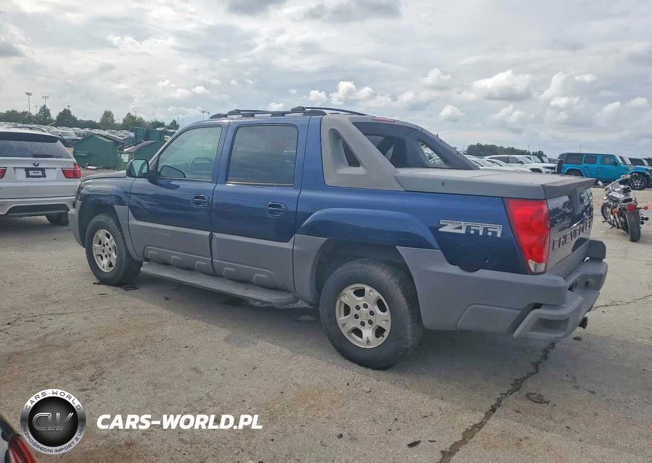 2002 Chevrolet Avalanche C1500 VIN:3GNEC13T72G125771 - 2