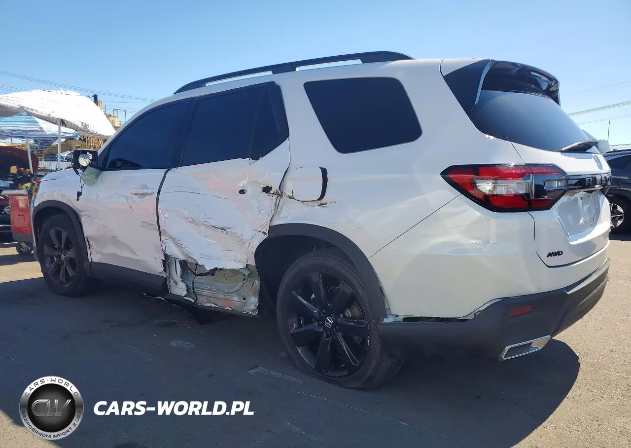 2025 Honda Pilot Black VIN:5FNYG1H94SB140161 - 2